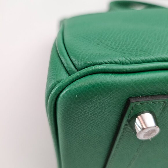 SOLD Hermes Birkin 30 Epsom Leather Cactus Green - Picture 13 of 16